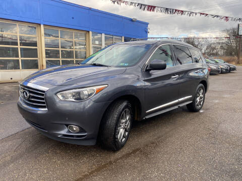 2013 Infiniti JX35 for sale at Lil J Auto Sales in Youngstown OH