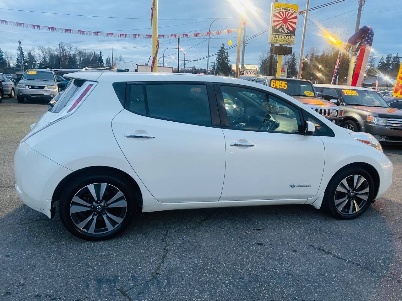 2016 Nissan LEAF for sale at New Creation Auto Sales in Everett, WA