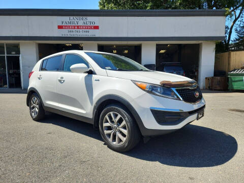 2014 Kia Sportage for sale at Landes Family Auto Sales in Attleboro MA