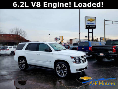 2018 Chevrolet Tahoe for sale at A-F MOTORS in Adams WI