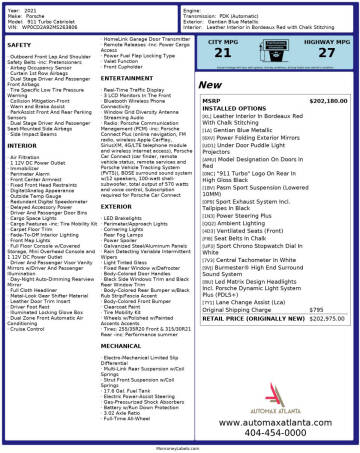 2021 Porsche 911 Turbo