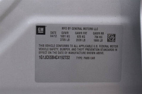 2012 Chevrolet Sonic LT