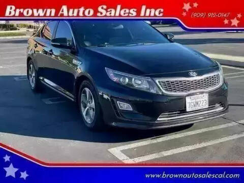 2014 Kia Optima Hybrid for sale at Brown Auto Sales Inc in Upland CA