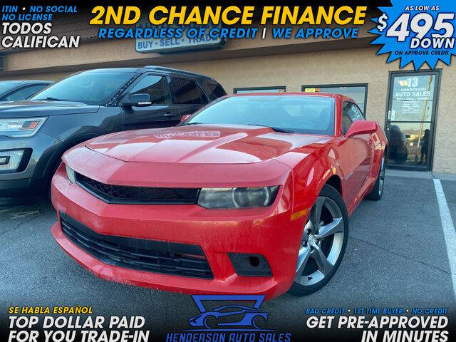 2014 Chevrolet Camaro for sale at Henderson Auto Sales in Henderson, NV