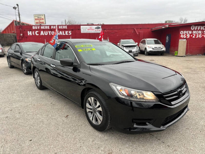 2015 Honda Accord for sale at H&C Auto Sales in Balch Springs TX