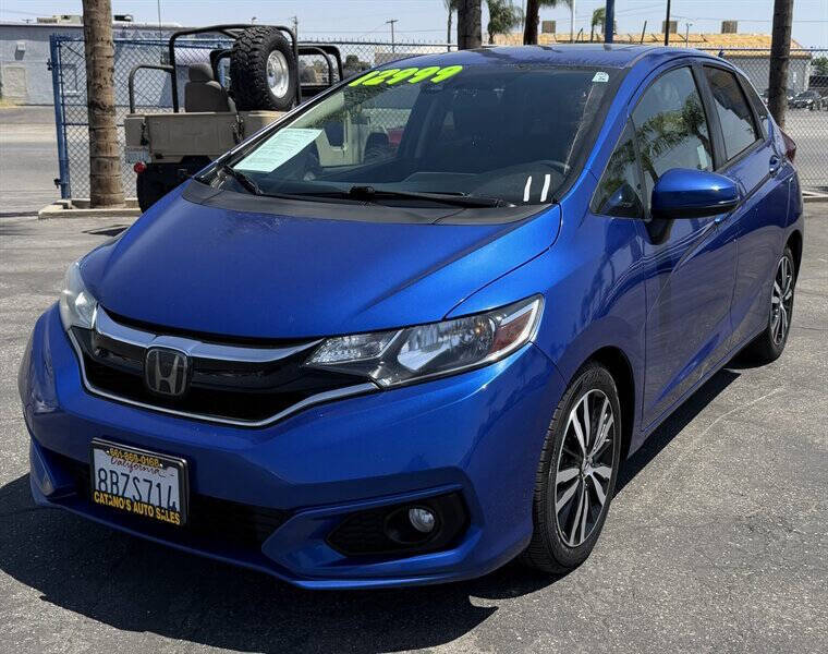 Blue 2018 Honda Fit EX EX 4dr Hatchback CVT 2