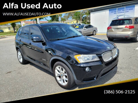 2013 BMW X3 for sale at Alfa Used Auto in Holly Hill FL