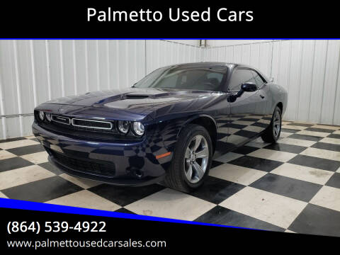 2016 Dodge Challenger for sale at Palmetto Used Cars in Piedmont SC