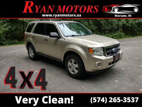 2011 Ford Escape for sale at Ryan Motors LLC in Warsaw IN