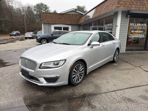 2017 Lincoln MKZ Hybrid for sale at Millbrook Auto Sales in Duxbury MA