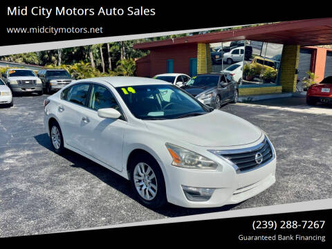 2014 Nissan Altima for sale at Mid City Motors Auto Sales in Fort Myers FL