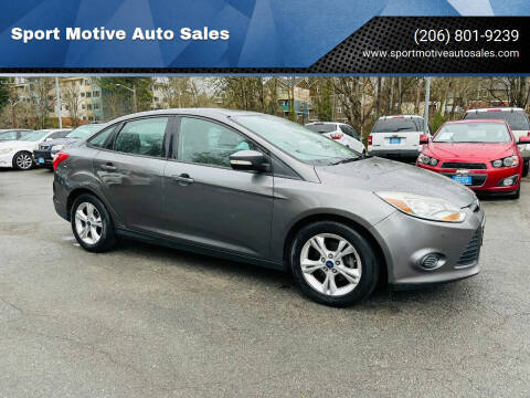 2013 Ford Focus for sale at Sport Motive Auto Sales in Seattle WA