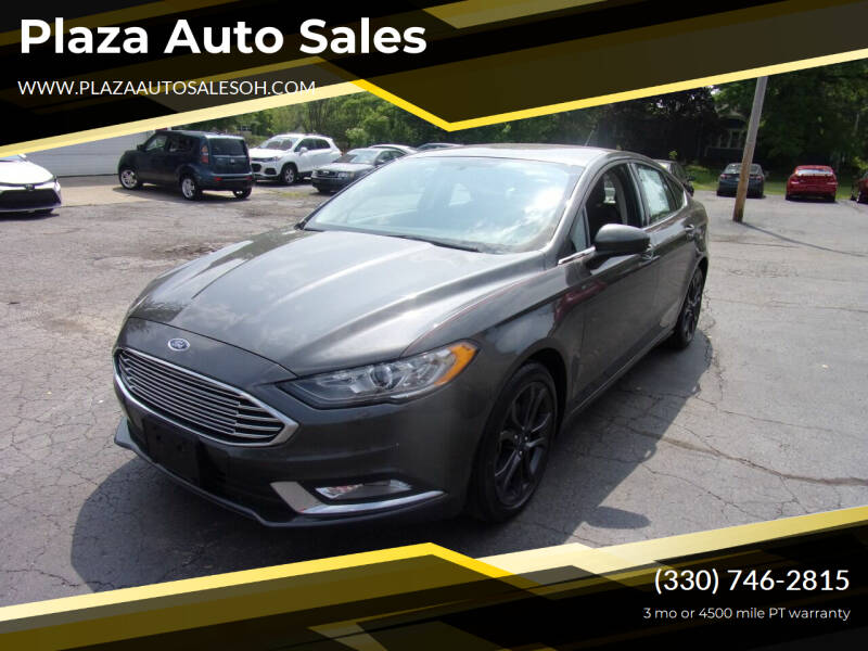 2018 Ford Fusion for sale at Plaza Auto Sales in Poland OH