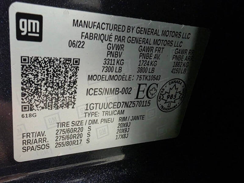 2022 GMC Sierra 1500