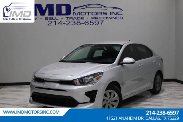 2022 Kia Rio for sale at IMD MOTORS, INC in Dallas, TX