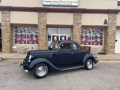 1935 Ford Model A-48 Coupe for sale at Iconic Motors of Oklahoma City, LLC in Oklahoma City OK