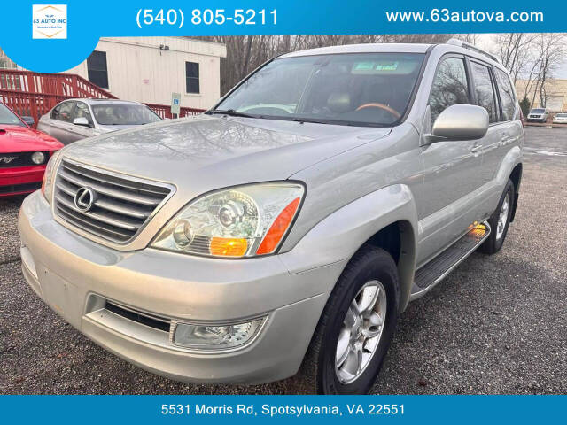 2003 Lexus GX 470 for sale at 63 Auto Inc in Spotsylvania, VA