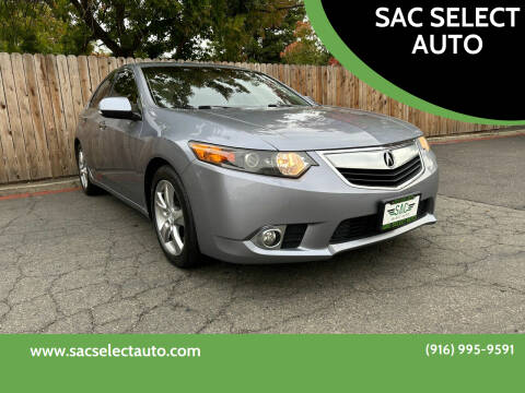 2011 Acura TSX for sale at SAC SELECT AUTO in Sacramento CA