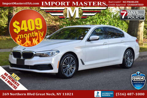 2020 BMW 5 Series for sale at Import Masters in Great Neck NY