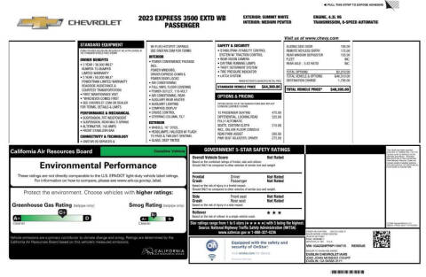 2023 Chevrolet Express LS 3500