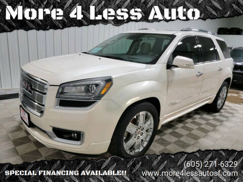 2015 GMC Acadia for sale at More 4 Less Auto in Sioux Falls SD