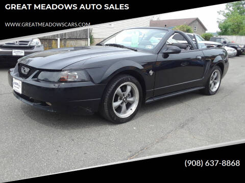 1999 Ford Mustang for sale at GREAT MEADOWS AUTO SALES in Great Meadows NJ