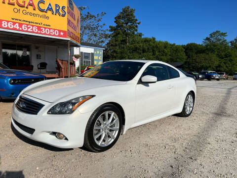 2013 Infiniti G37 Coupe for sale at Mega Cars of Greenville in Greenville SC