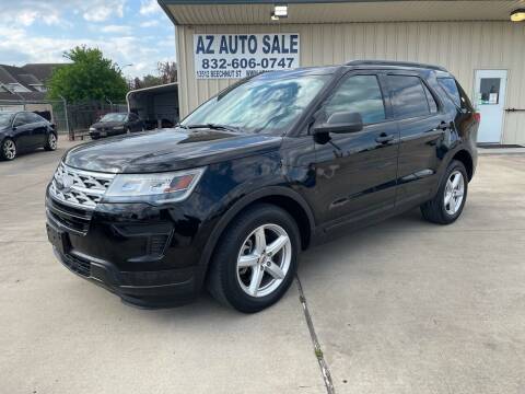 2018 Ford Explorer for sale at AZ Auto Sale in Houston TX