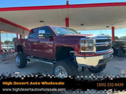 2014 Chevrolet Silverado 1500 for sale at High Desert Auto Wholesale in Albuquerque NM