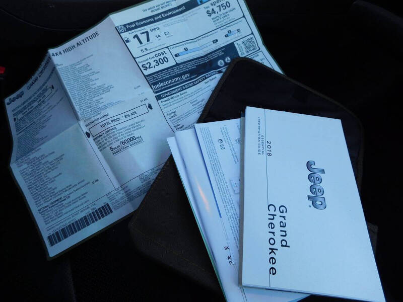 2018 Jeep Grand Cherokee High Altitude