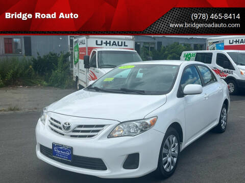 2013 Toyota Corolla for sale at Bridge Road Auto in Salisbury MA
