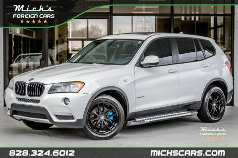 2012 BMW X3 for sale at Mich's Foreign Cars in Hickory NC