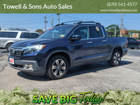 2018 Honda Ridgeline for sale at Towell & Sons Auto Sales in Manila AR