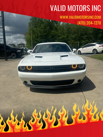 2016 Dodge Challenger for sale at Valid Motors INC in Griffin GA