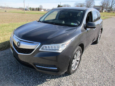2015 Acura MDX for sale at WESTERN RESERVE AUTO SALES in Beloit OH