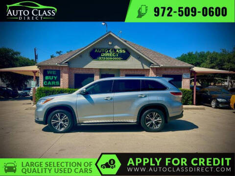 2016 Toyota Highlander for sale at Auto Class Direct in Plano TX