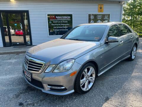 2012 Mercedes-Benz E-Class for sale at Skelton's Foreign Auto LLC in West Bath ME