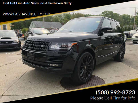 2014 Land Rover Range Rover for sale at First Hot Line Auto Sales Inc. & Fairhaven Getty in Fairhaven MA