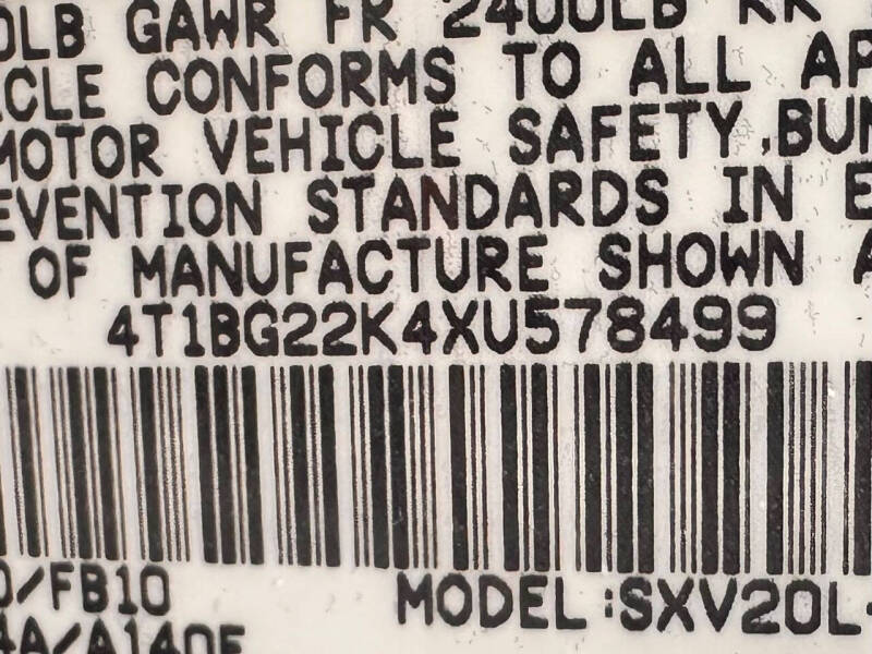 1999 Toyota Camry LE