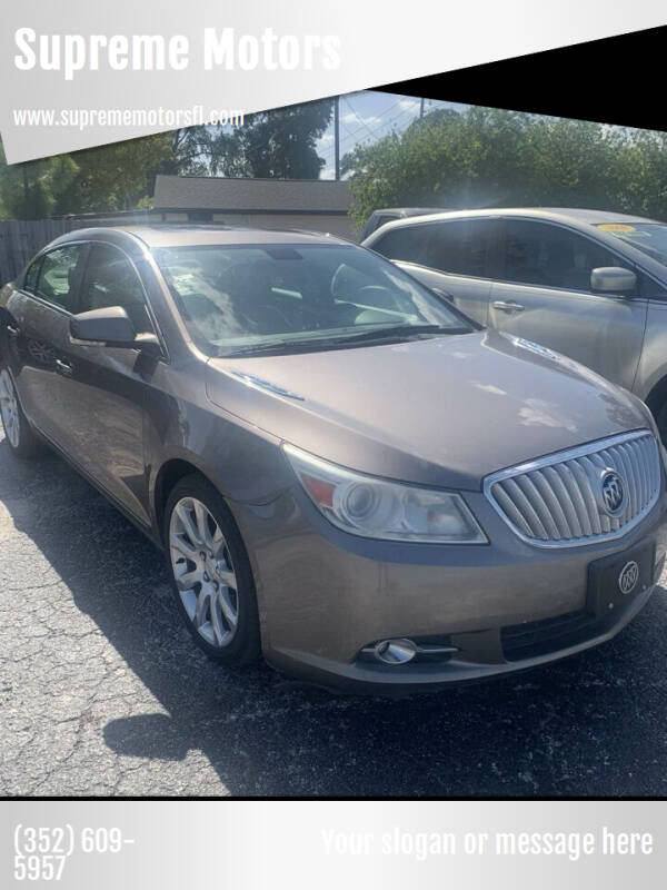 2010 Buick LaCrosse for sale at Supreme Motors in Tavares FL