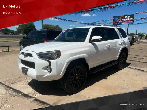 2018 Toyota 4Runner for sale at EP Motors in Amarillo TX
