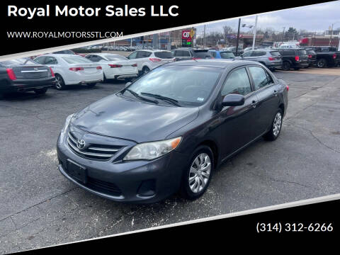 2013 Toyota Corolla for sale at Royal Motor Sales LLC in Saint Louis MO