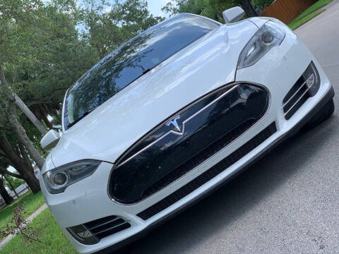 2013 Tesla Model S for sale at HIGH PERFORMANCE MOTORS in Hollywood FL