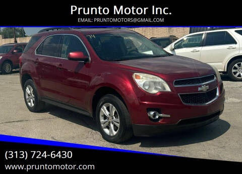 2010 Chevrolet Equinox for sale at Prunto Motor Inc. in Dearborn MI