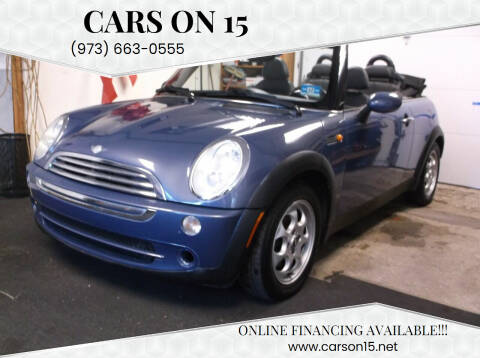 2005 MINI Cooper for sale at Cars On 15 in Lake Hopatcong NJ