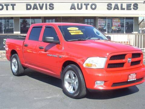 2012 RAM 1500 for sale at Scott Davis Auto Sales in Turlock CA