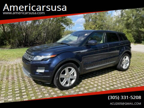 2015 Land Rover Range Rover Evoque for sale at Americarsusa in Hollywood FL