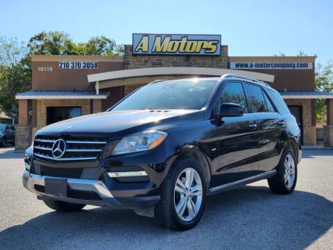 2012 Mercedes-Benz M-Class for sale at A MOTORS SALES AND FINANCE - 10110 West Loop 1604 N in San Antonio TX