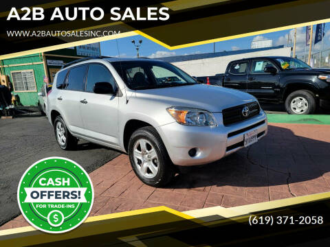 2007 Toyota RAV4 for sale at A2B AUTO SALES in Chula Vista CA