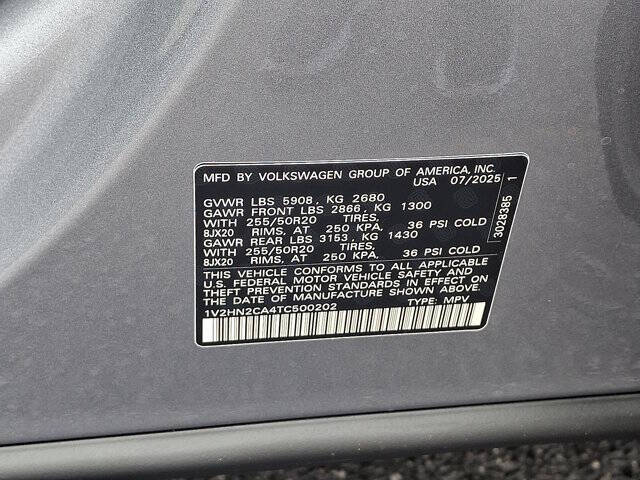 2026 Volkswagen Atlas SE 4Motion